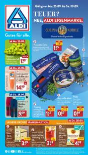 ALDI Nord Angebote vom 25.09.23 Bis 30.09.23 - insgesamt 41 Seiten