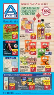 ALDI Nord Angebote vom 21.07.25 Bis 26.07.25 - insgesamt 44 Seiten