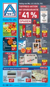 ALDI Nord Angebote vom 04.08.25 Bis 09.08.25 - insgesamt 44 Seiten