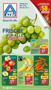 ALDI Nord Angebote vom 16.02.26 Bis 21.02.26 - insgesamt 40 Seiten