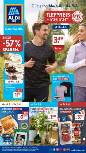 ALDI SÜD Angebote vom 04.08.25 Bis 09.08.25 - insgesamt 44 Seiten