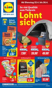 Lidl Angebote vom 22.04.25 Bis 26.04.25 - insgesamt 63 Seiten