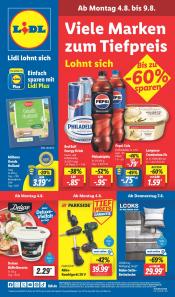 Lidl Angebote vom 04.08.25 Bis 09.08.25 - insgesamt 62 Seiten