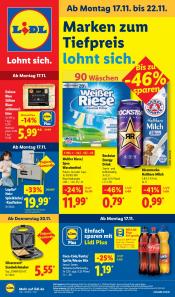 Lidl Angebote vom 17.11.25 Bis 22.11.25 - insgesamt 67 Seiten