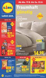 Lidl Angebote vom 17.08.26 Bis 22.08.26 - insgesamt 70 Seiten